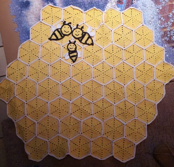 Babydecke Bienen