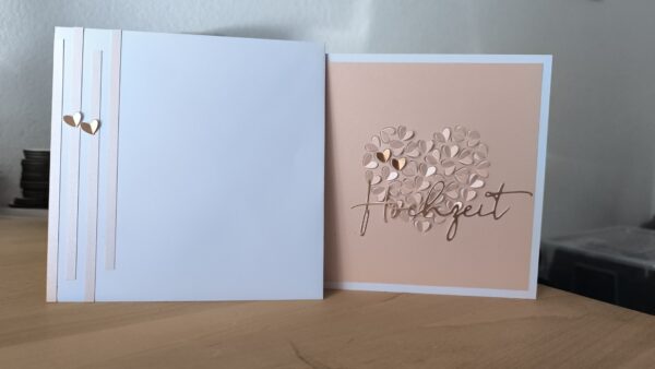 Elegant weiss/bronze